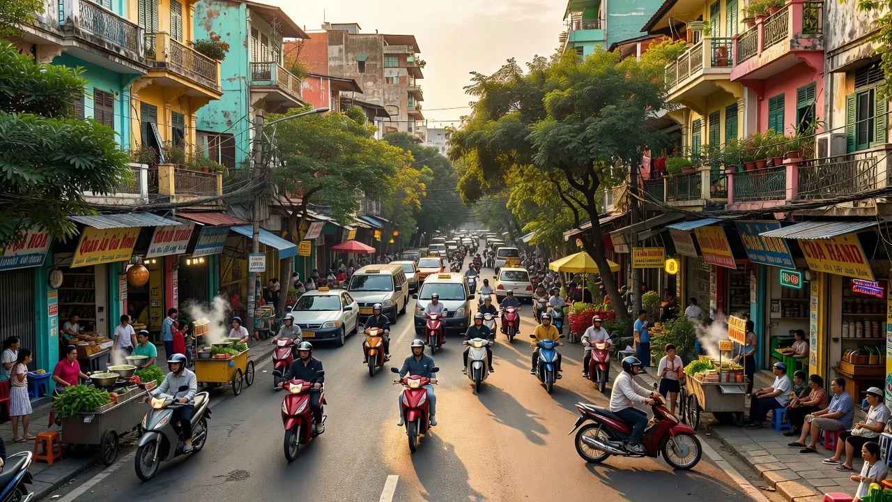 Phường 10, Quận Tân Bình, thành phố Hồ Chí Minh với cảnh đô thị sôi động, đường phố và kiến trúc địa phương.