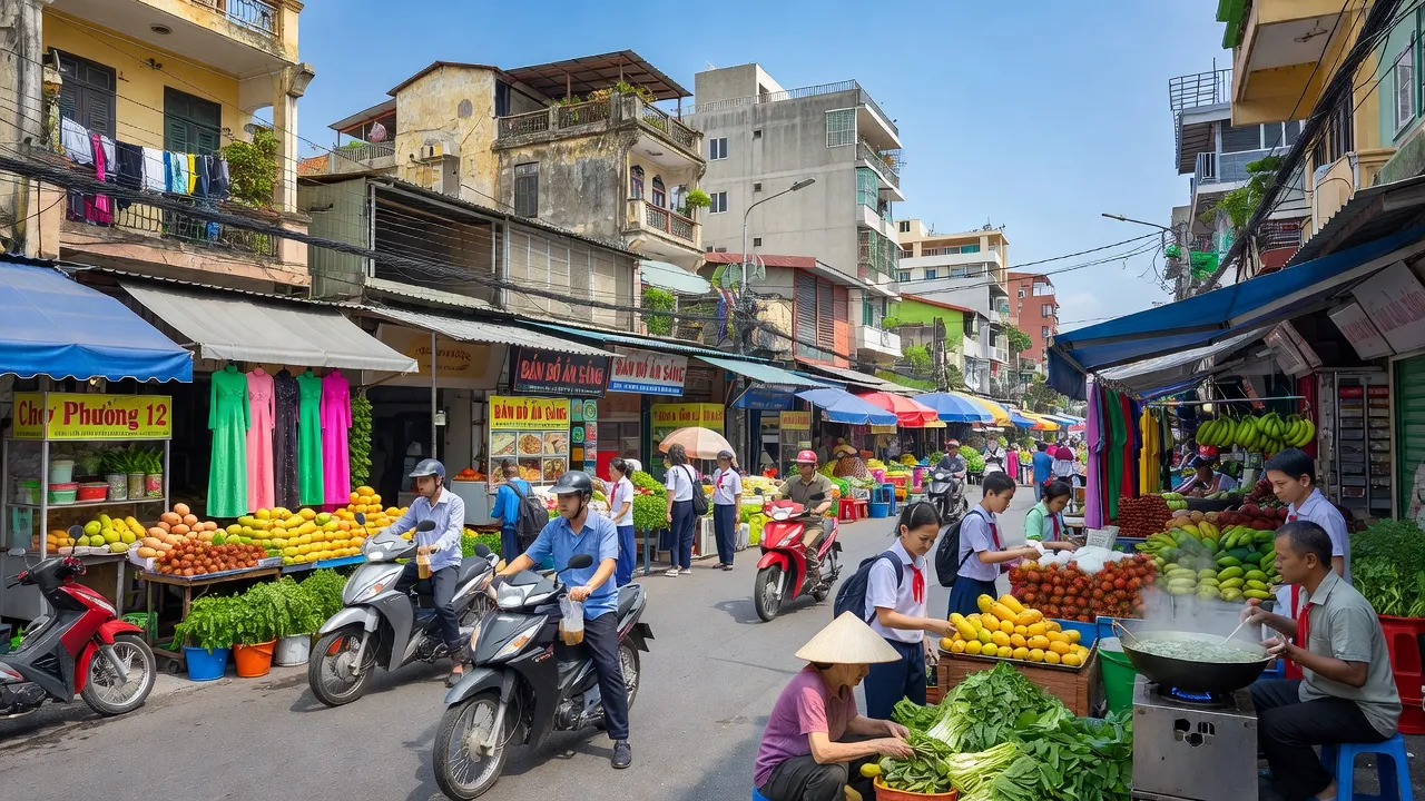 Phường 12, Quận Tân Bình, Hồ Chí Minh: bustling markets and vibrant community life.