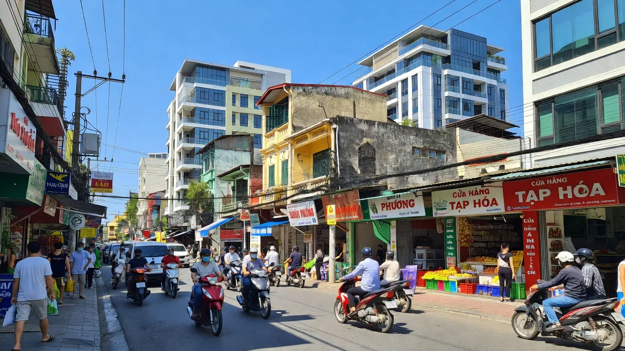 Phường 15, Quận Tân Bình, Thành phố Hồ Chí Minh với kiến trúc đô thị sầm uất, đường phố nhộn nhịp.