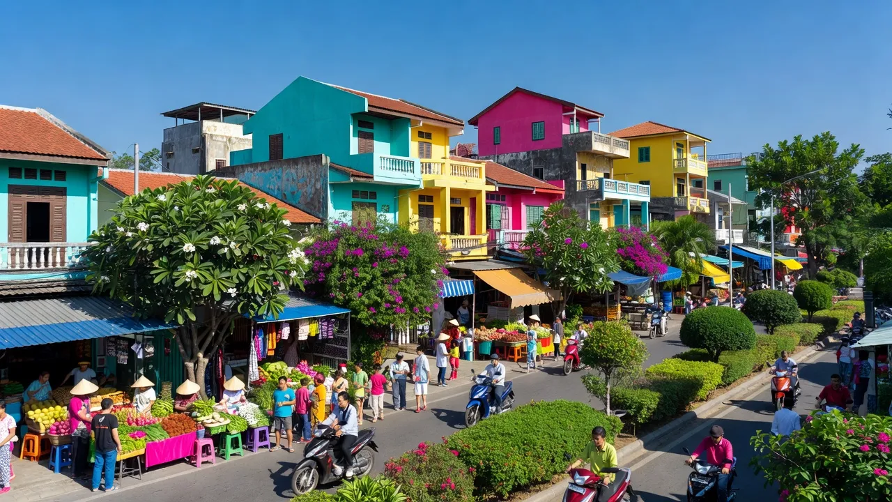 Phường Phước Bình, Thủ Đức, Thành phố Hồ Chí Minh với khung cảnh sống động và đông đúc.