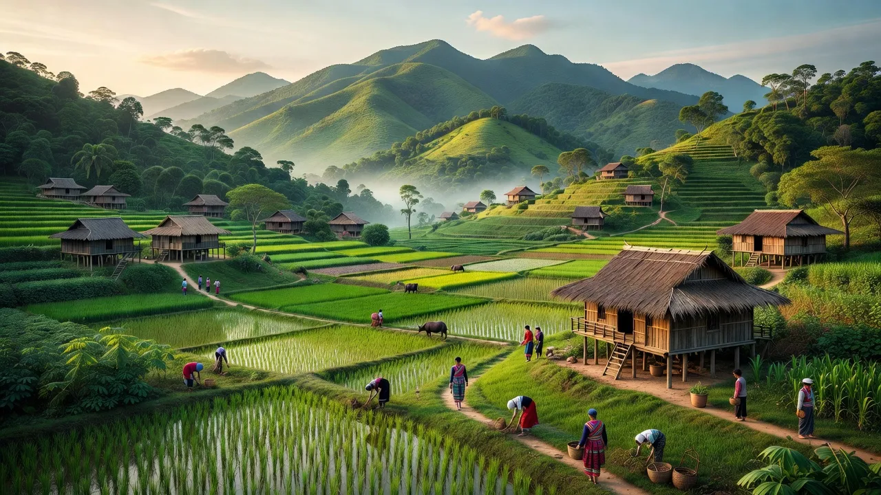 Xã Nuông Dăm, Huyện Kim Bôi, Tỉnh Hoà Bình