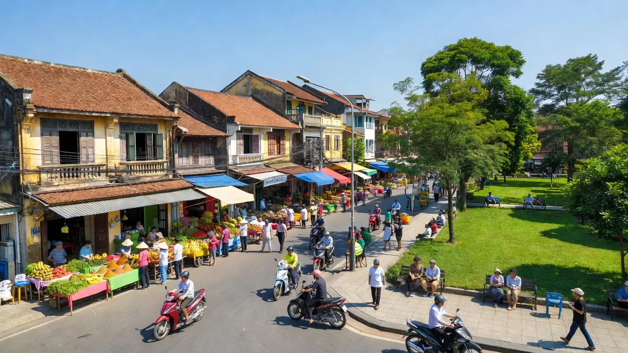 Phường Hương Xuân, Thị xã Hương Trà, thành phố Huế, hoạt động tại các khu dân cư và không gian sống xanh.