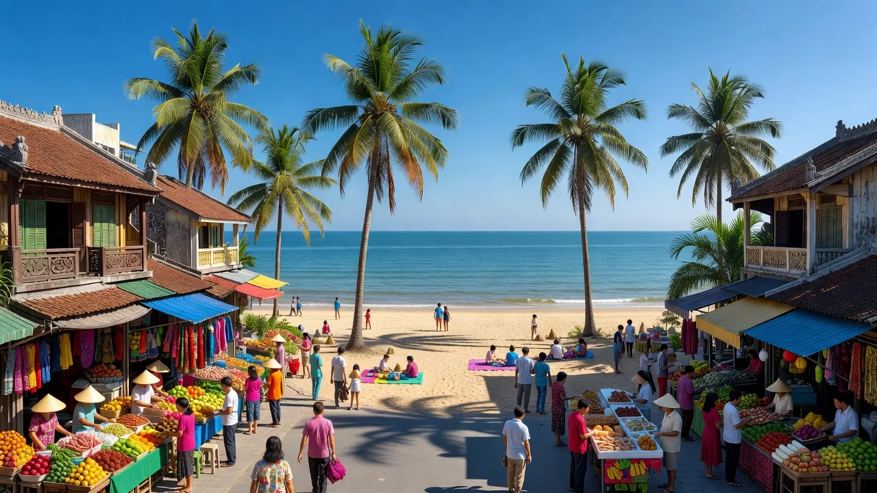 Phường Vĩnh Quang, Rạch Giá, Kiên Giang với kiến trúc truyền thống và không khí nhộn nhịp.