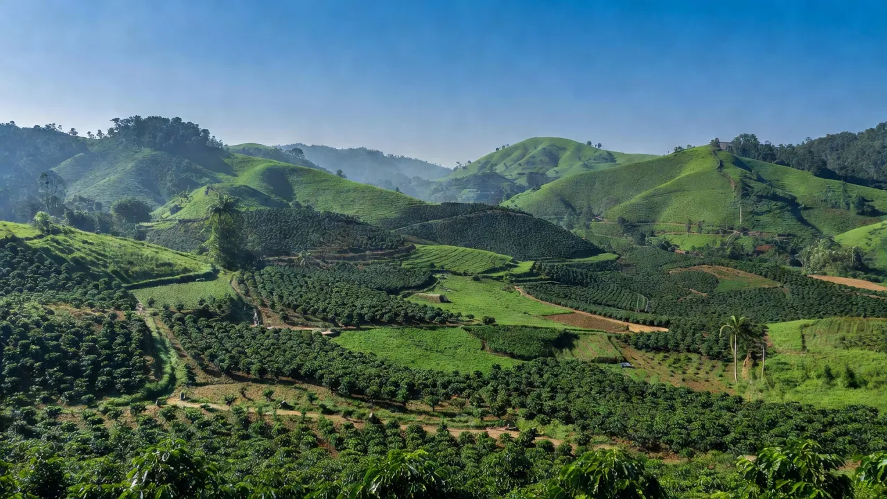 Khung cảnh đẹp tại Xã Lộc Tân, Huyện Bảo Lâm, Tỉnh Lâm Đồng với thiên nhiên xanh tươi.