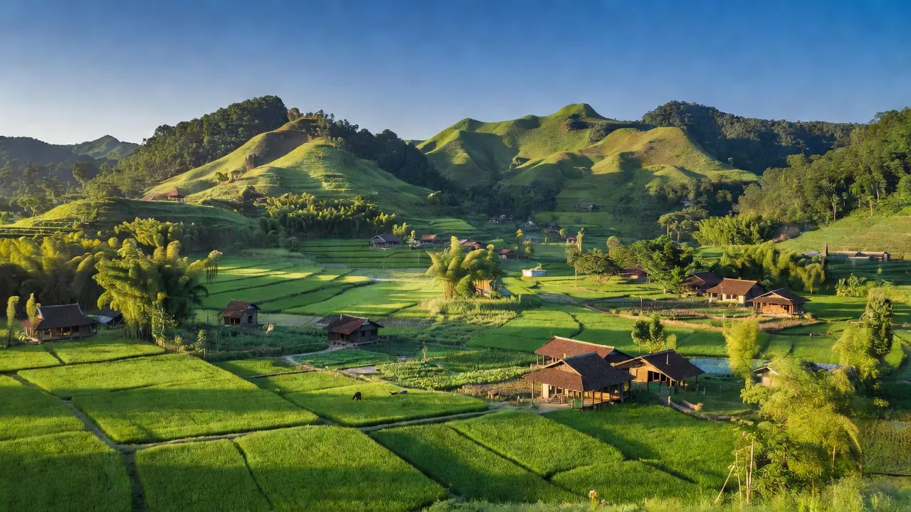 Huyện Lộc Bình, Lạng Sơn với cảnh đẹp thiên nhiên, dân cư địa phương, và đồi núi xanh mát.