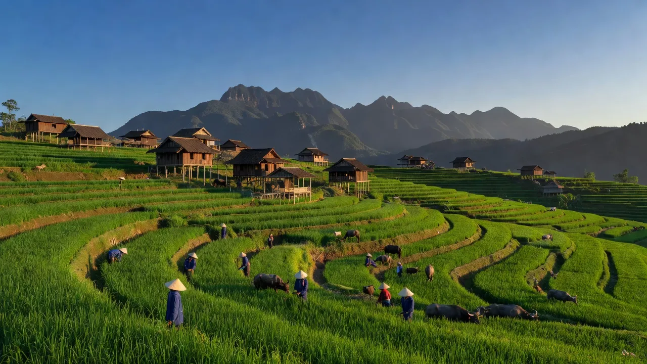 Xã Lùng Cải, Huyện Bắc Hà, Tỉnh Lào Cai