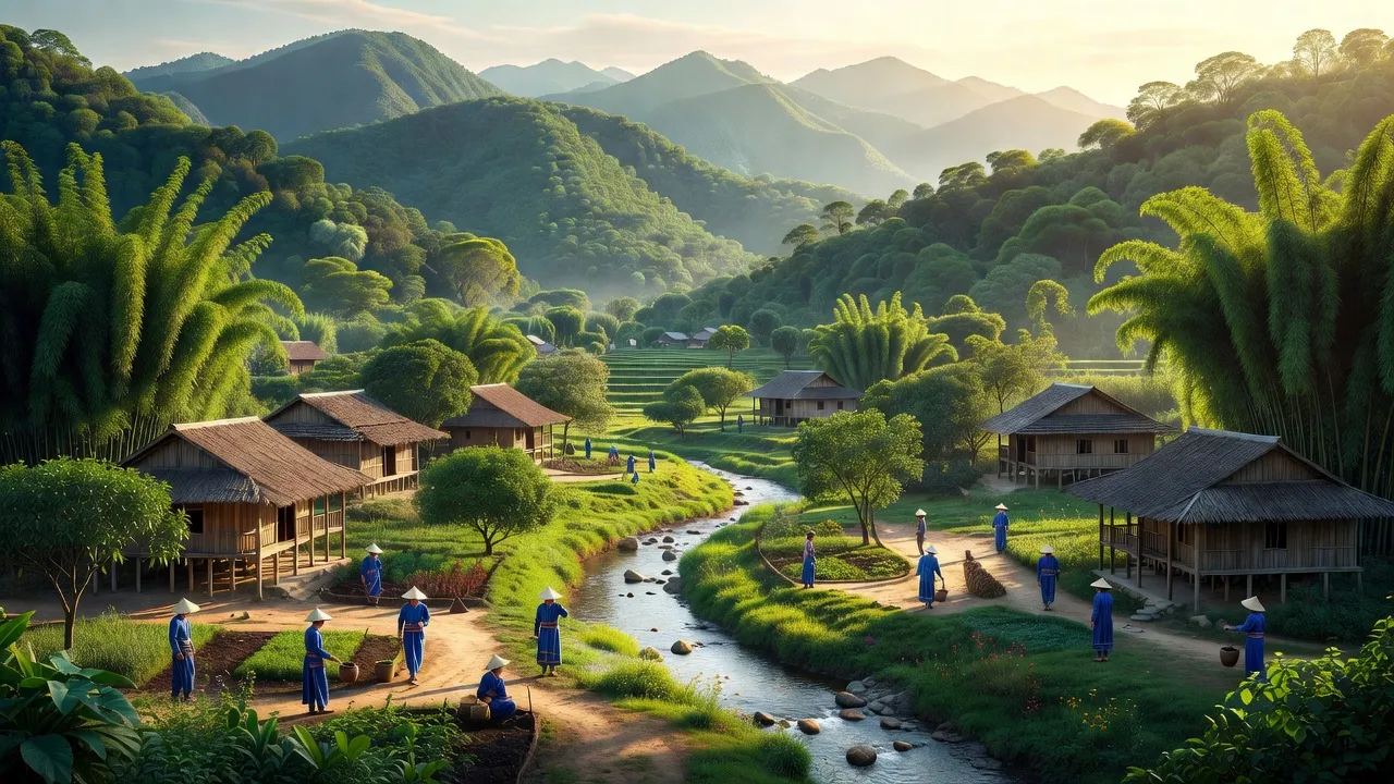 Xã Mường Ải, huyện Kỳ Sơn, tỉnh Nghệ An với cảnh thiên nhiên tuyệt đẹp, bản Xốp Lau.