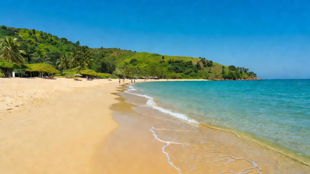 Bãi biển Ninh Chữ và Bình Tiên, huyện Ninh Hải, tỉnh Ninh Thuận, thiên nhiên tươi đẹp.