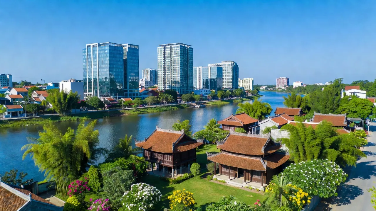 Phường Dữu Lâu, Việt Trì, phát triển đô thị, bờ sông Lô, không gian truyền thống và hiện đại.