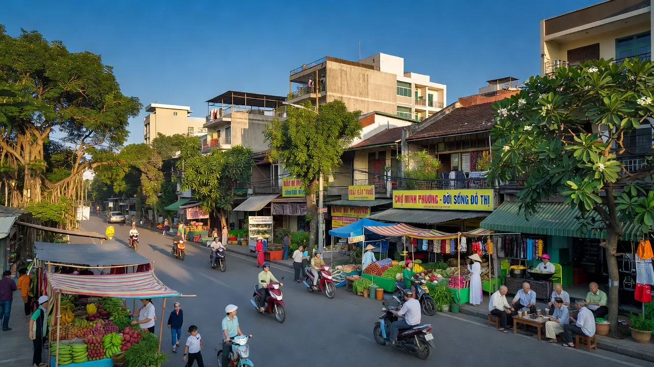 Phường Minh Phương, Thành phố Việt Trì với đô thị đẹp, không gian sống xanh tươi và hoạt động cộng đồng.