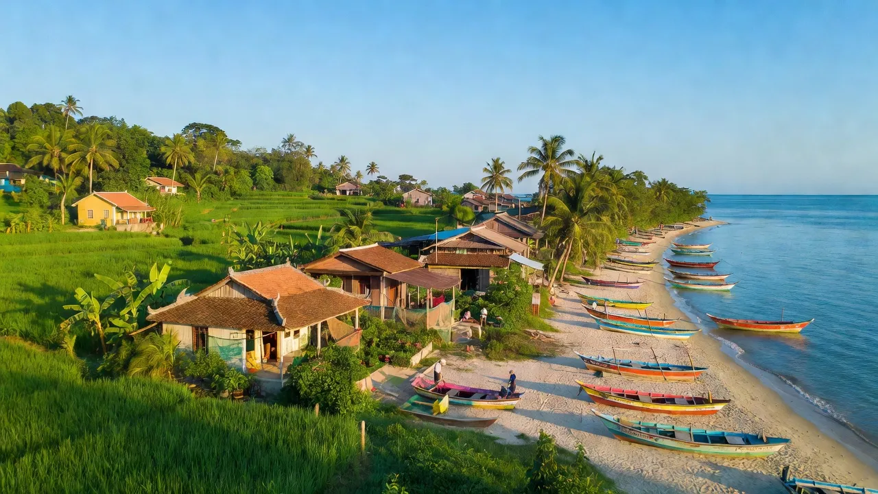 Xuân Thịnh village in Sông Cầu, Phú Yên, showcasing coastal life and natural beauty.