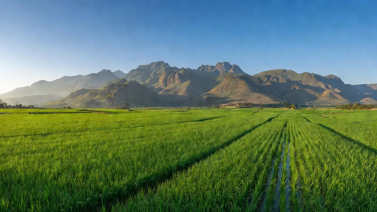 Cảnh đẹp Sơn Thành Đông, Tây Hòa, Phú Yên với thiên nhiên xanh và núi non hùng vĩ.