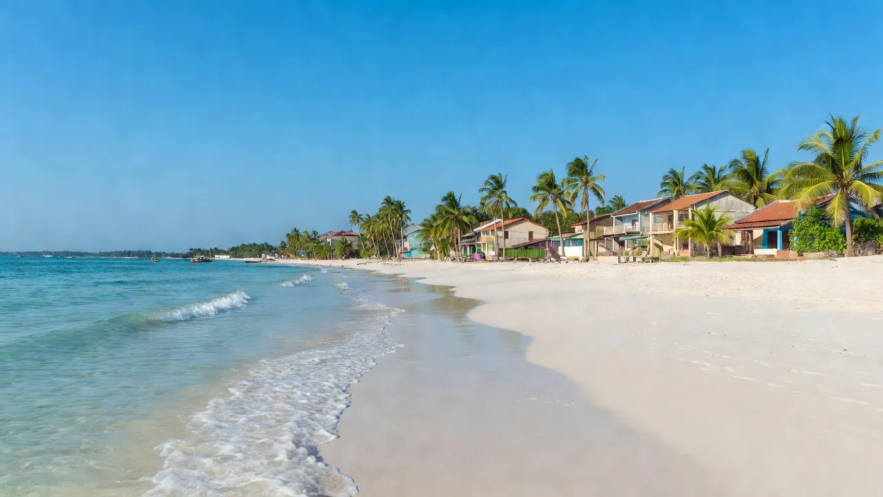 Khung cảnh An Ninh Tây, biển Đông, cát trắng, xã ven biển Tuy An, tỉnh Phú Yên.