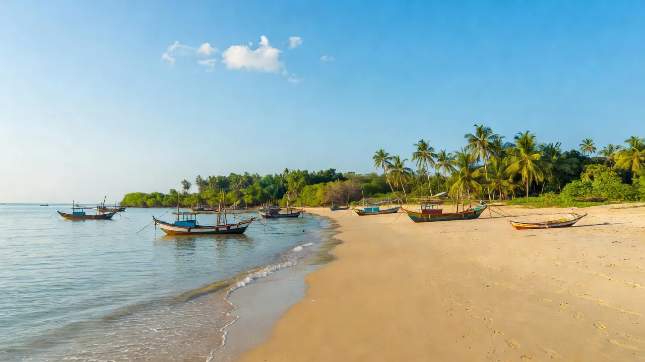 Ngư Thủy, Lệ Thủy, Quảng Bình with sandy beach, fishing boats, and vibrant coastal landscape.