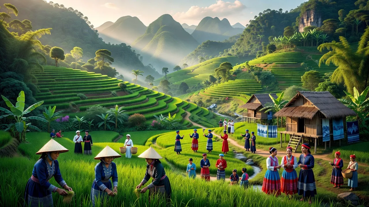 Khung cảnh thiên nhiên tỉnh Sơn La với đồi núi, văn hóa đa dạng 12 dân tộc Việt Nam.